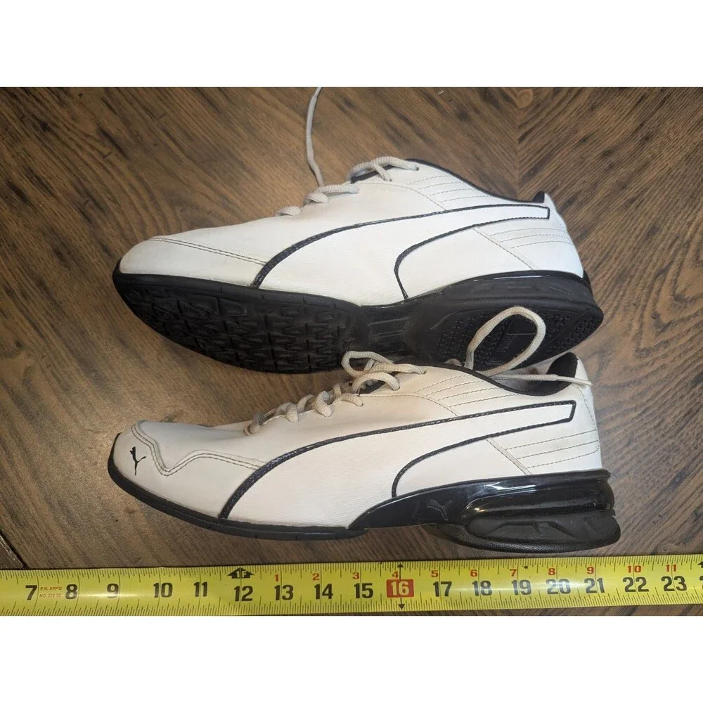 Men Size 9 - Puma  White Black Super Levitate Lace Up 190974-01 Style